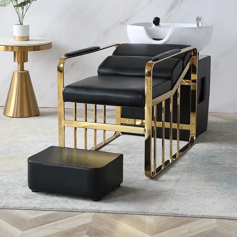 Barber shop, hair salon, special semi-recumbent ceramic basin, shampoo bed, beauty salon, hairdresser
Barber shop, hair salon, special semi-recumbent ceramic basin, shampoo bed, beauty salon, hairdresser