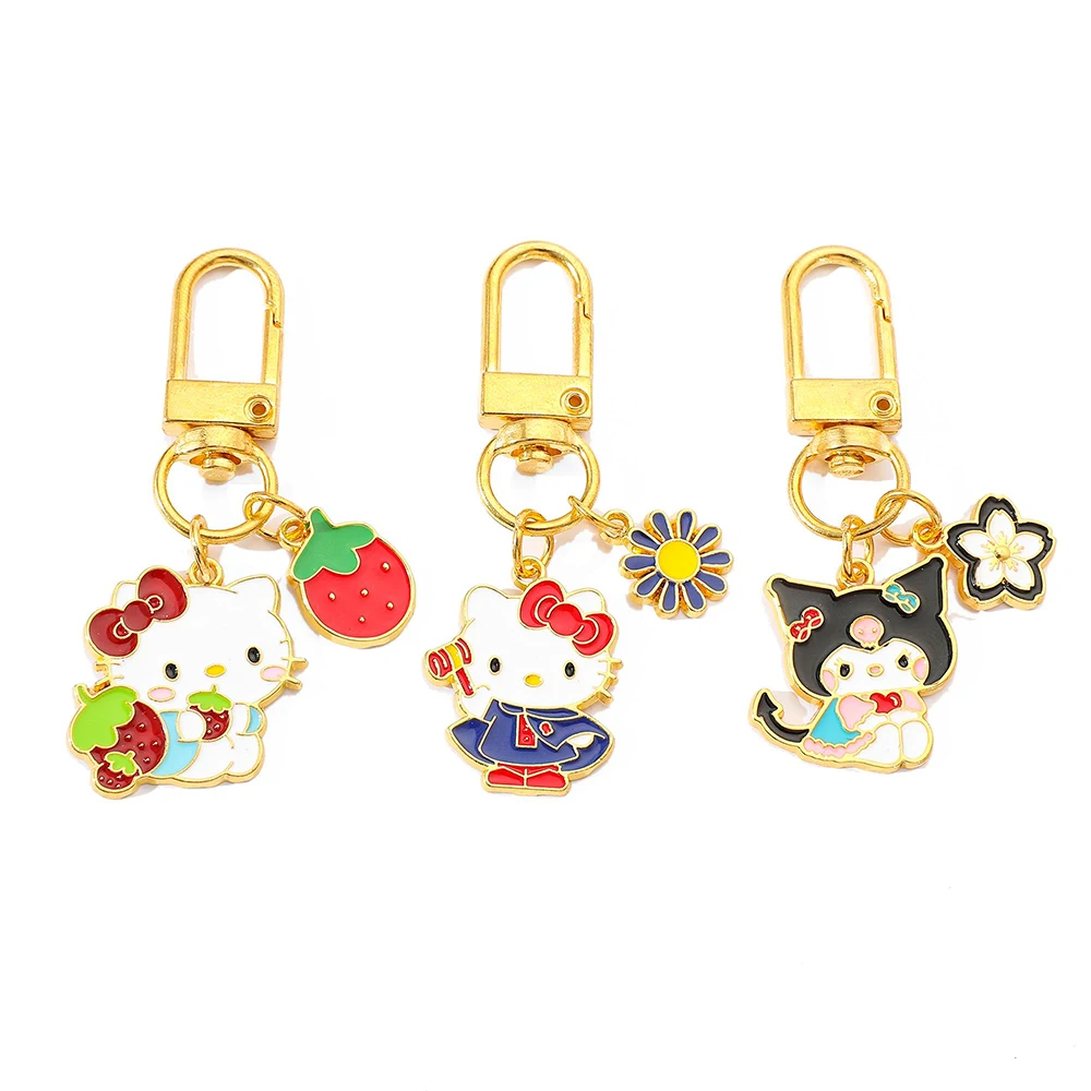 Anime Sanrio Hello Kitty Keychain Cute Cartoon Figure Action KT Cat Metal Badge Pendant Keychain Kawaii Jewelry Accessories
Anime Sanrio Hello Kitty Keychain Cute Cartoon Figure Action KT Cat Metal Badge Pendant Keychain Kawaii Jewelry Accessories