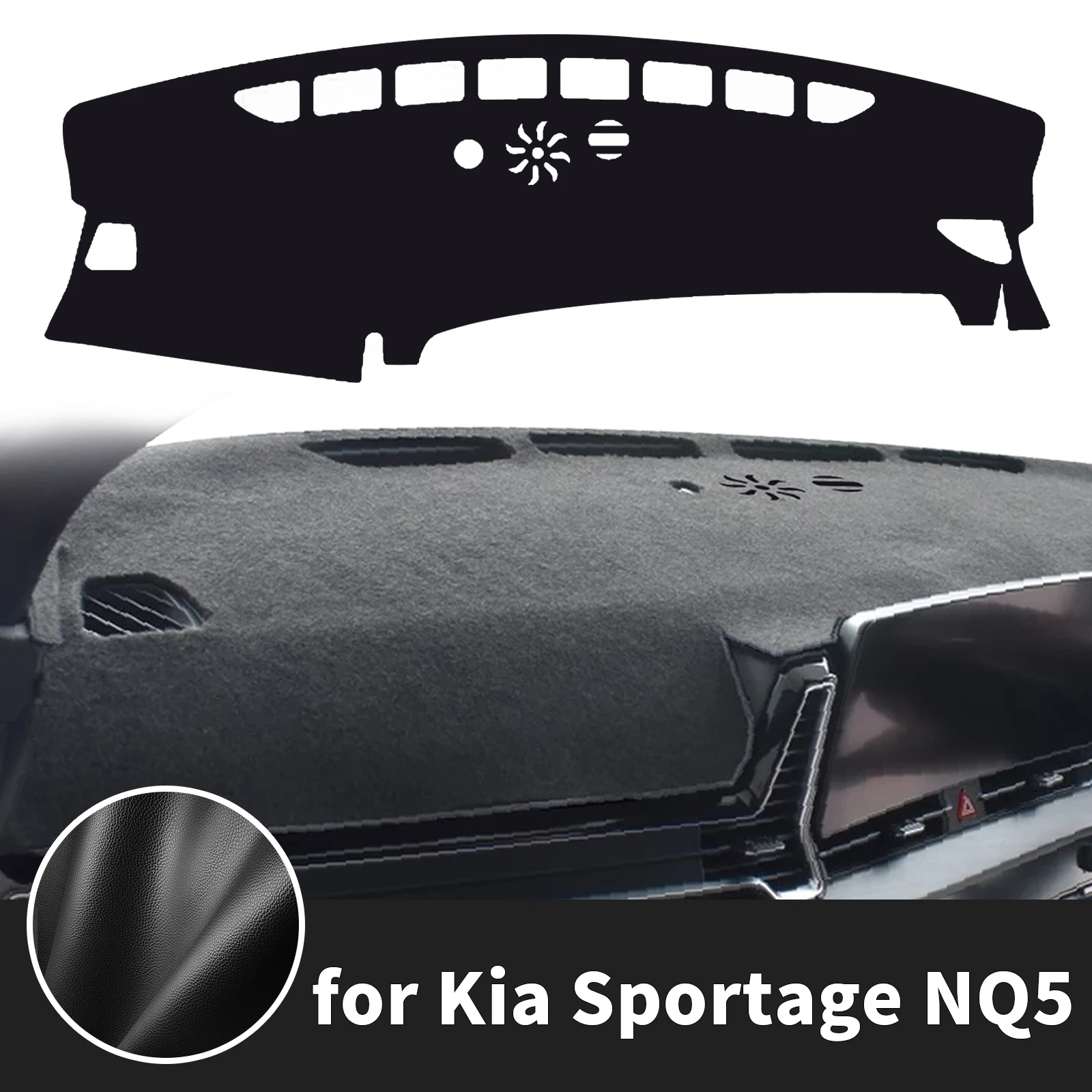 for Kia Sportage NQ5 (Not fit for With HUD) Dashboard Cover Fit Dash Mat Sun Protection Anti‑Reflection Cover Dash Pad Dashmat
for Kia Sportage NQ5 (Not fit for With HUD) Dashboard Cover Fit Dash Mat Sun Protection Anti‑Reflection Cover Dash Pad Dashmat