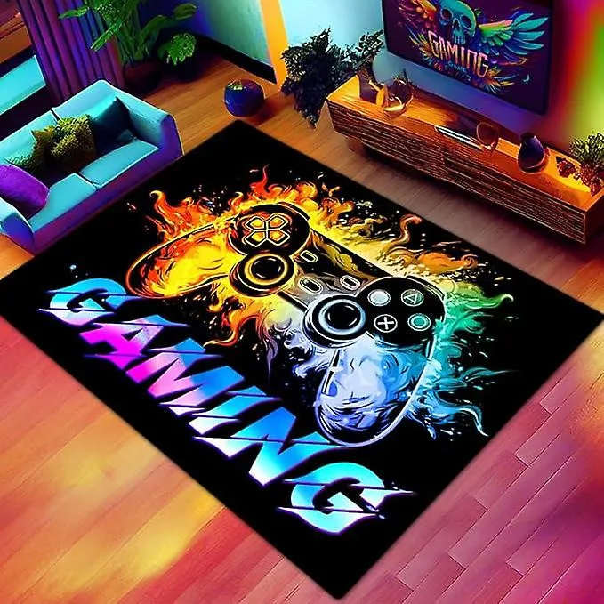 Crystal Velvet Carpet Colorful Gamepad Pattern Rug Multiple Controllers Design for Gaming Theme Living Room Floor Decor
Crystal Velvet Carpet Colorful Gamepad Pattern Rug Multiple Controllers Design for Gaming Theme Living Room Floor Decor