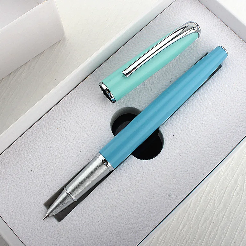 High Quality Metal Fountain Pen 0.38mm/0.8mm Nib Office Business Gift Writing Ink Pens Stationery School Student Supplies
High Quality Metal Fountain Pen 0.38mm/0.8mm Nib Office Business Gift Writing Ink Pens Stationery School Student Supplies
