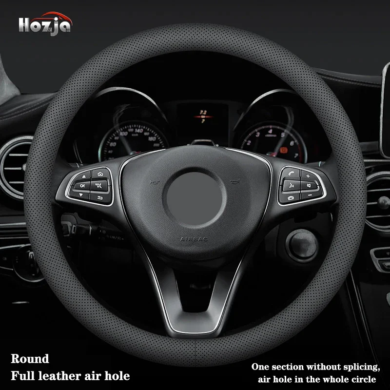 Car Steering Wheel Covers PU Leather Steering Wheel Cover Wrap Universal 37-38cm Breathable Steering Covers Auto Accessories
Car Steering Wheel Covers PU Leather Steering Wheel Cover Wrap Universal 37-38cm Breathable Steering Covers Auto Accessories