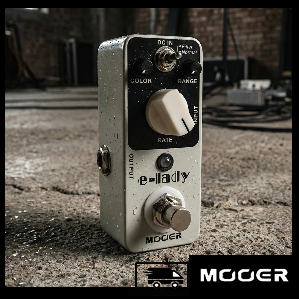MOOER E-Lady Analog Flanger Guitar Effect Pedal, 2 Modes Normal/Filter Effects Full-metal Shell True Bypass Guitar Accessory
MOOER E-Lady Analog Flanger Guitar Effect Pedal, 2 Modes Normal/Filter Effects Full-metal Shell True Bypass Guitar Accessory
