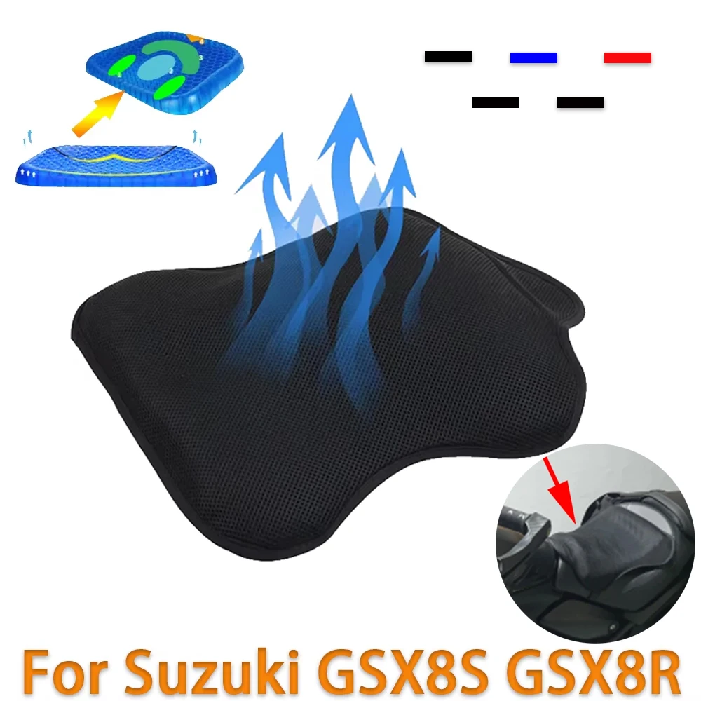 Motorcycle Accessories Gel Seat Cushion Cover Pressure Relief Pad Seat Cover For Suzuki GSX8S GSX-8S GSX8R GSX-8R GSX8 GSX 8 S R
Motorcycle Accessories Gel Seat Cushion Cover Pressure Relief Pad Seat Cover For Suzuki GSX8S GSX-8S GSX8R GSX-8R GSX8 GSX 8 S R