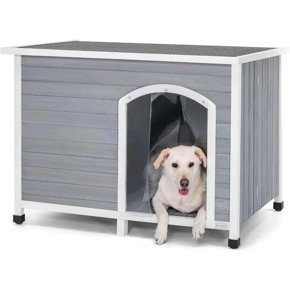 45.3" Dog House Outdoor, No Tools Required Assembly, Folding Dog House Outdoor, Unfold to Use, Dog Houses for Large Dogs Outsid
45.3" Dog House Outdoor, No Tools Required Assembly, Folding Dog House Outdoor, Unfold to Use, Dog Houses for Large Dogs Outsid