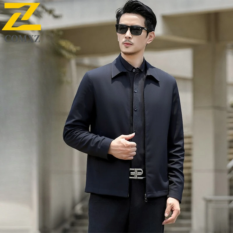 2025 Men Jacket Business Casual Golf Slim Fit Work Office Wear Windproof Lightweight Outdoor Travel Coat Waterproof Breathable
2025 Men Jacket Business Casual Golf Slim Fit Work Office Wear Windproof Lightweight Outdoor Travel Coat Waterproof Breathable