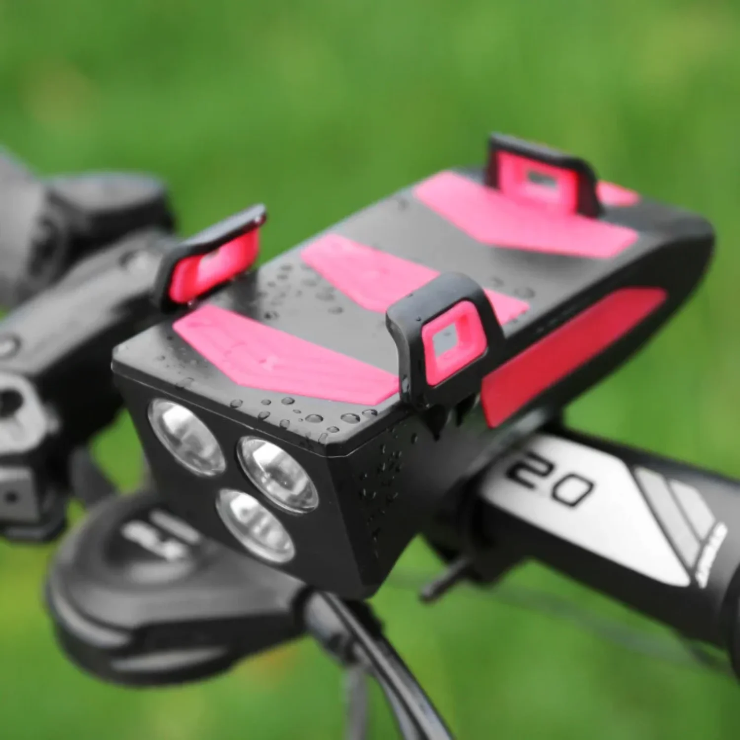 4 in1 Bicycle Cycling Front Light Light Bike Bell /4-6.4in Phone Holder /Power Bank/ Bike Flashlight Bike Accessories
4 in1 Bicycle Cycling Front Light Light Bike Bell /4-6.4in Phone Holder /Power Bank/ Bike Flashlight Bike Accessories