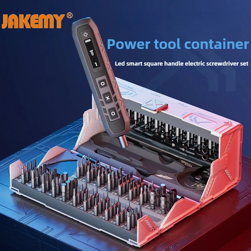 JAKEMY Rechargeable Mini Electric Screwdriver Set 180 in 1 Precision Screwdriver for Phone Laptop Watch Camera Repair
JAKEMY Rechargeable Mini Electric Screwdriver Set 180 in 1 Precision Screwdriver for Phone Laptop Watch Camera Repair