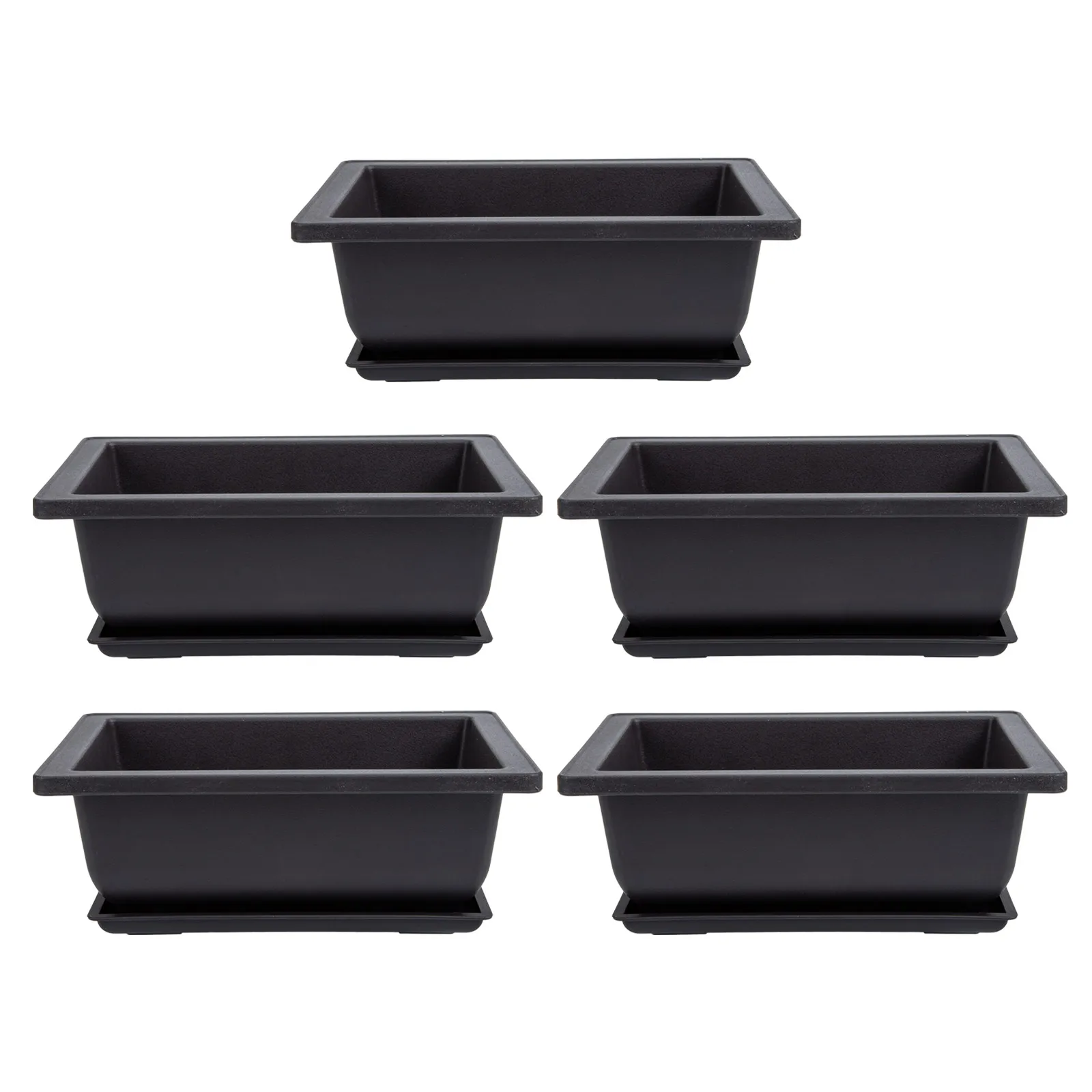 5 Sets Deep Brown Mini Potted Plants Trays Kits Plastic Lightweight Creative Flower Planting Bowls Household Garden for Home
5 Sets Deep Brown Mini Potted Plants Trays Kits Plastic Lightweight Creative Flower Planting Bowls Household Garden for Home