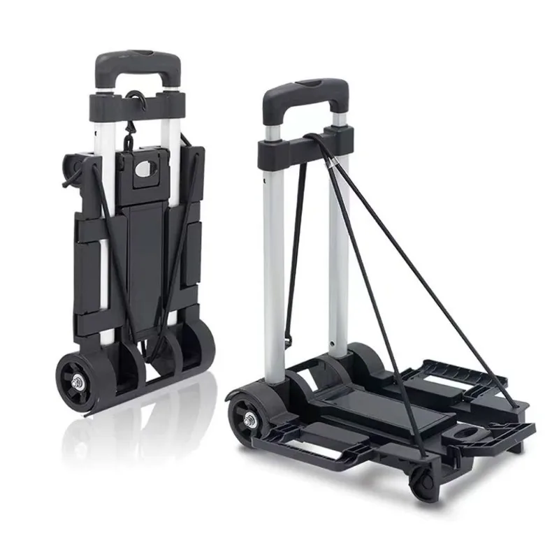 Aluminum alloy tie rod trolley, moving goods, shopping and handling luggage cart, four-wheel foldable
Aluminum alloy tie rod trolley, moving goods, shopping and handling luggage cart, four-wheel foldable
