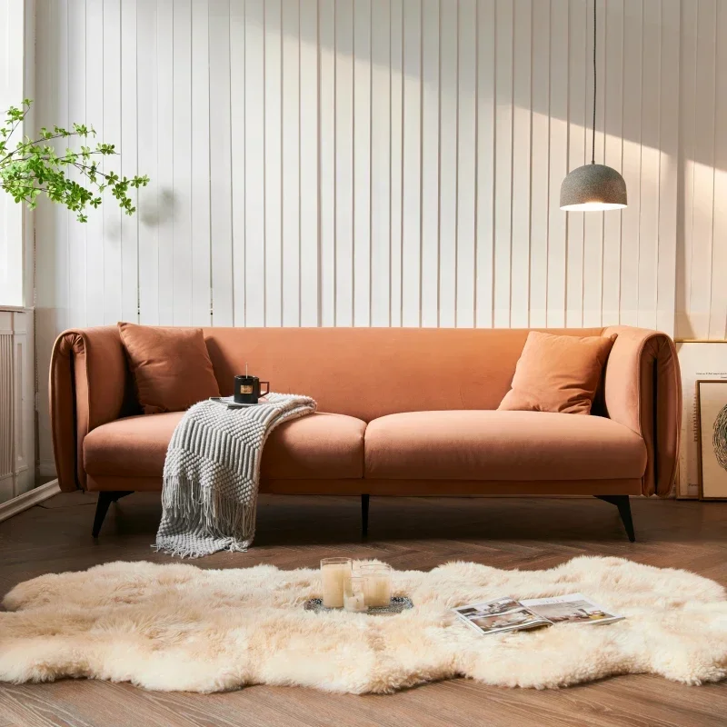 Reclinable Nordic Sofa Ergonomic Simple Upholstery Velvet Sofa Wood Legs Scratch Protector Sillon Reclinable Bed Room Furniture
Reclinable Nordic Sofa Ergonomic Simple Upholstery Velvet Sofa Wood Legs Scratch Protector Sillon Reclinable Bed Room Furniture
