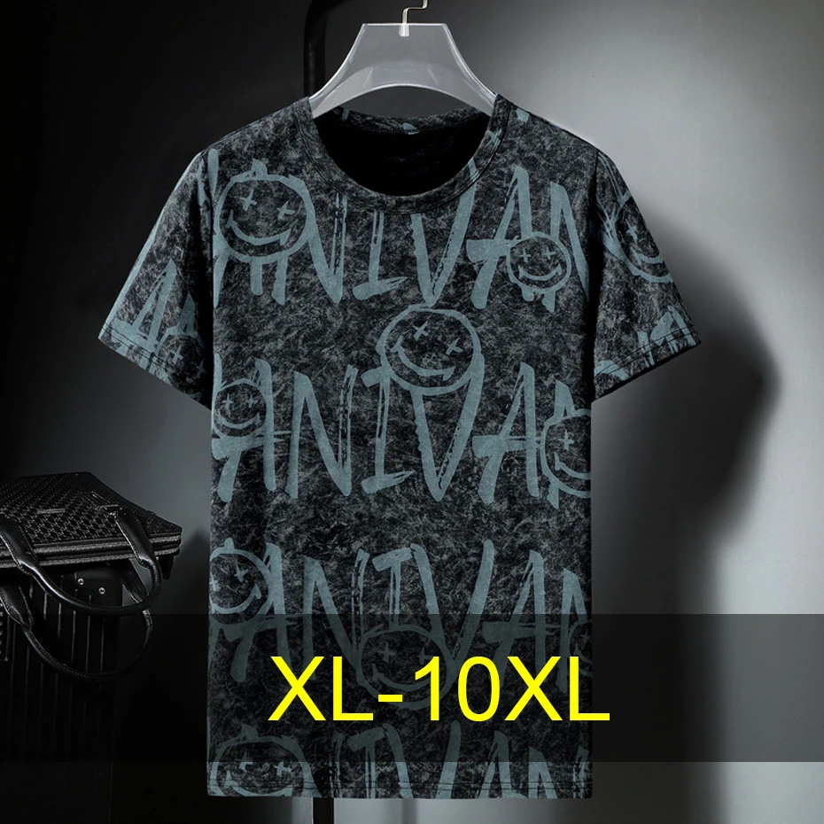 Футболка больших размеров 10XL, мужские летние топы с короткими рукавами, футболки, мужские модные повседневные рубашки с принтом граффити, футболка большого размера 10XL
Футболка больших размеров 10XL, мужские летние топы с короткими рукавами, футболки, мужские модные повседневные рубашки с принтом граффити, футболка большого размера 10XL