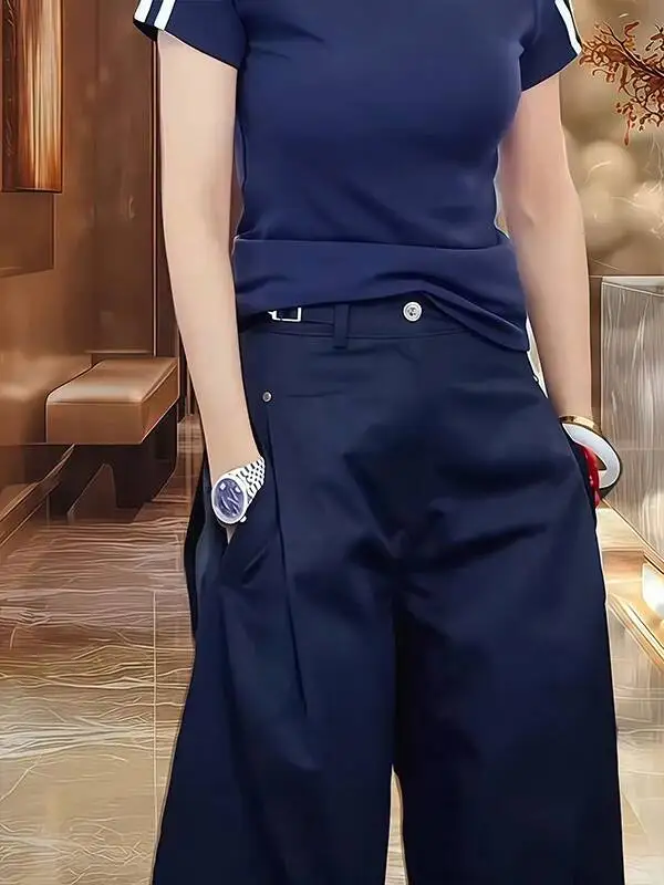 Ретро повседневные женские брюки с высокой талией для похудения, широкие брюки, грушевидная обезьяна, дизайн тела, сенсация, осеннее новое поступление
Ретро повседневные женские брюки с высокой талией для похудения, широкие брюки, грушевидная обезьяна, дизайн тела, сенсация, осеннее новое поступление