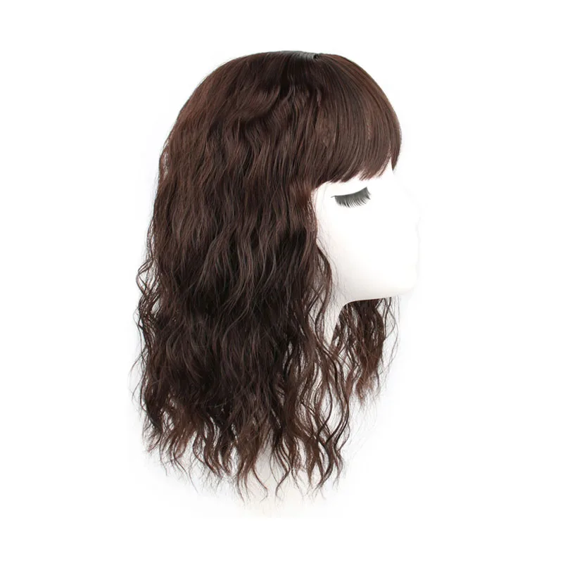 Синтетический парик средней длины для женщин, имитирующий натуральные и пышные волосы, для маскировки седины
Синтетический парик средней длины для женщин, имитирующий натуральные и пышные волосы, для маскировки седины