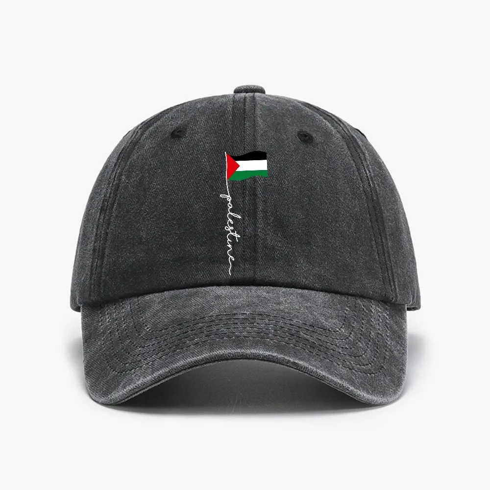 Palestine Flag Printing Baseball Cap Classic Breathable Distressed Washed Baseball Cap soft Adjustable sunbonnet Dad hats
Palestine Flag Printing Baseball Cap Classic Breathable Distressed Washed Baseball Cap soft Adjustable sunbonnet Dad hats