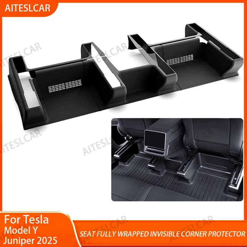 For Tesla ModelY Juniper 2025+ TPE Under Seat Corner Guard Seat Slide Rails Protector Cover Anti-Kick Decor Flocking Accessories
For Tesla ModelY Juniper 2025+ TPE Under Seat Corner Guard Seat Slide Rails Protector Cover Anti-Kick Decor Flocking Accessories