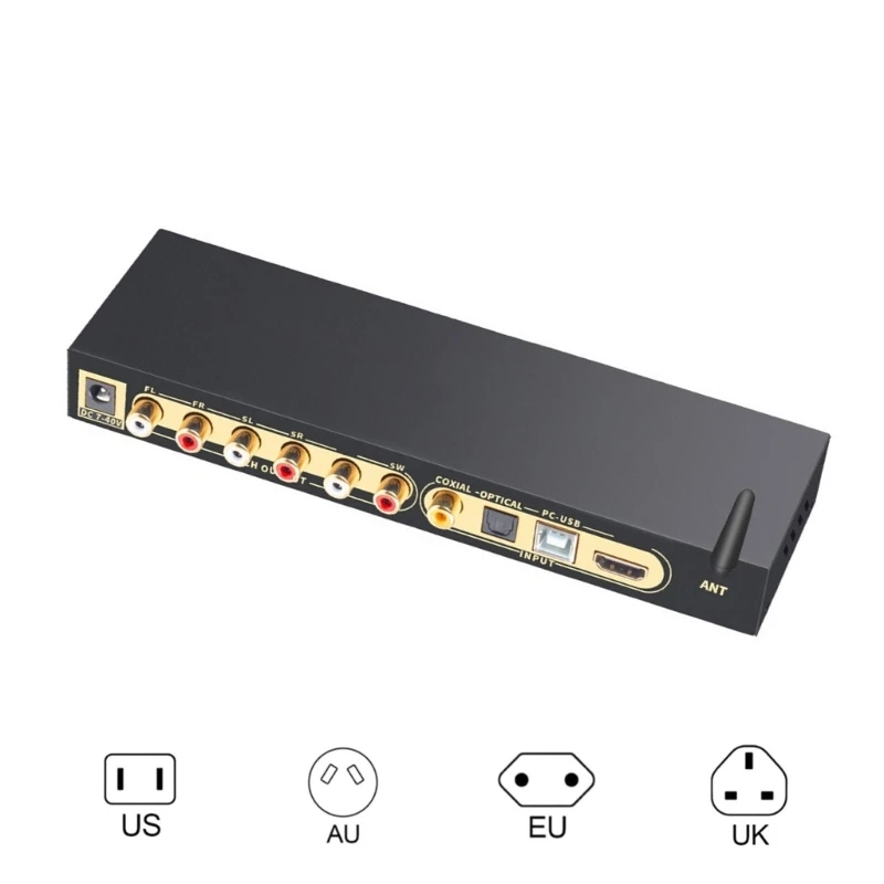 HD815 5.1CH Surround Sound Decoding With Multiple Inputs Including ,Optical and Remote Control Functionality
HD815 5.1CH Surround Sound Decoding With Multiple Inputs Including ,Optical and Remote Control Functionality