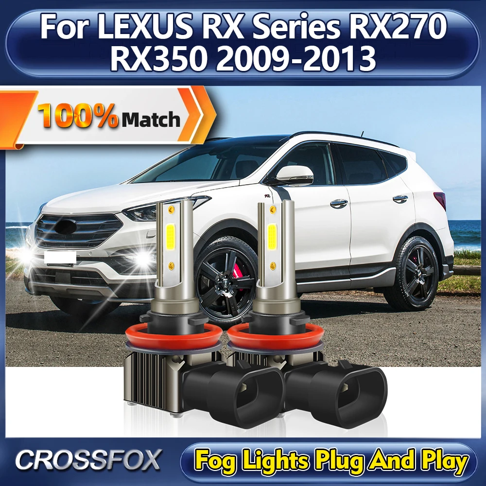 120W LED Fog Lights Bulbs 20000LM Super Bright Auto Lamps 6000K For LEXUS RX Series RX270 RX350 2009 2010 2011 2012 2013
120W LED Fog Lights Bulbs 20000LM Super Bright Auto Lamps 6000K For LEXUS RX Series RX270 RX350 2009 2010 2011 2012 2013