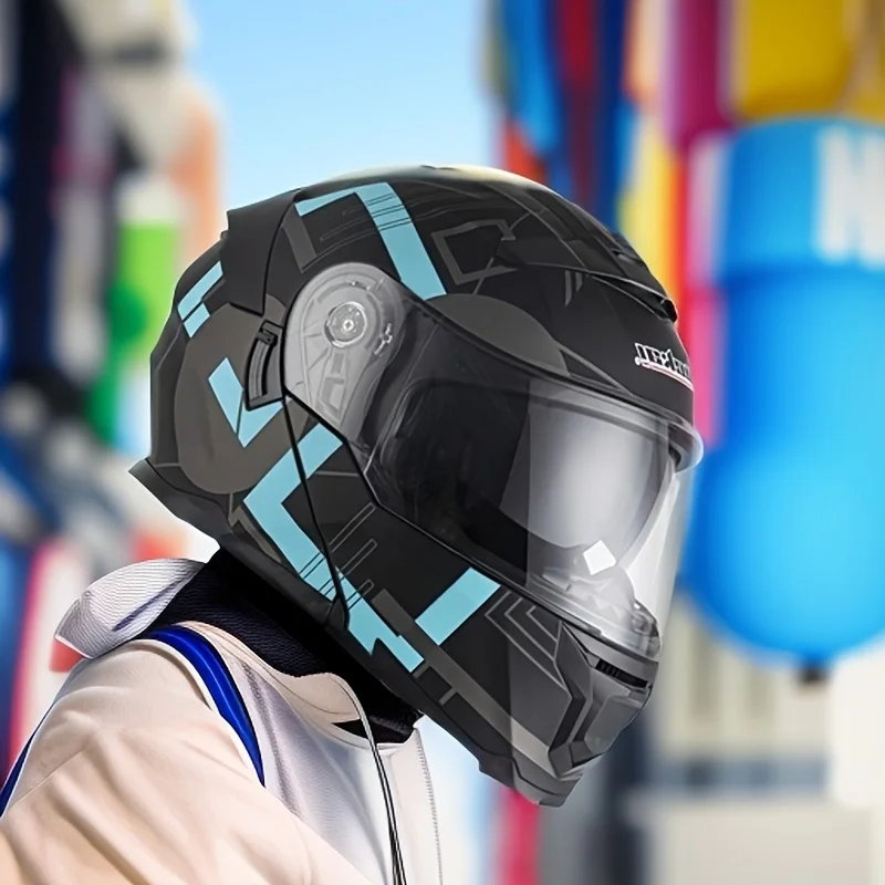 1pc JIEKAI Motorcycle Helmet Full Coverage Blue ABS Resin with No Accessories for Men
1pc JIEKAI Motorcycle Helmet Full Coverage Blue ABS Resin with No Accessories for Men