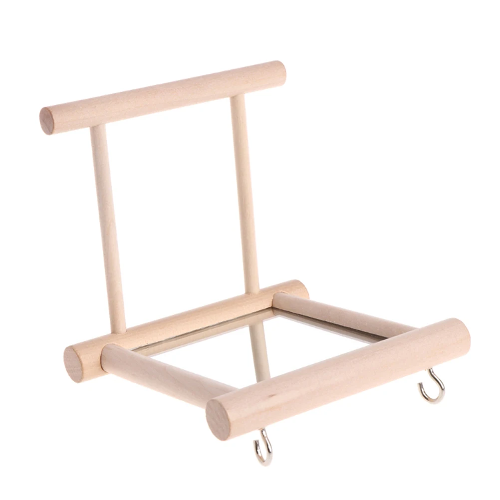 Wooden Cage Stand Perch Mirror For Parrot Parakeet Cockatiel Conure Finch Lovebird Play Paw Grinding Activity Safe Natural Wood
Wooden Cage Stand Perch Mirror For Parrot Parakeet Cockatiel Conure Finch Lovebird Play Paw Grinding Activity Safe Natural Wood