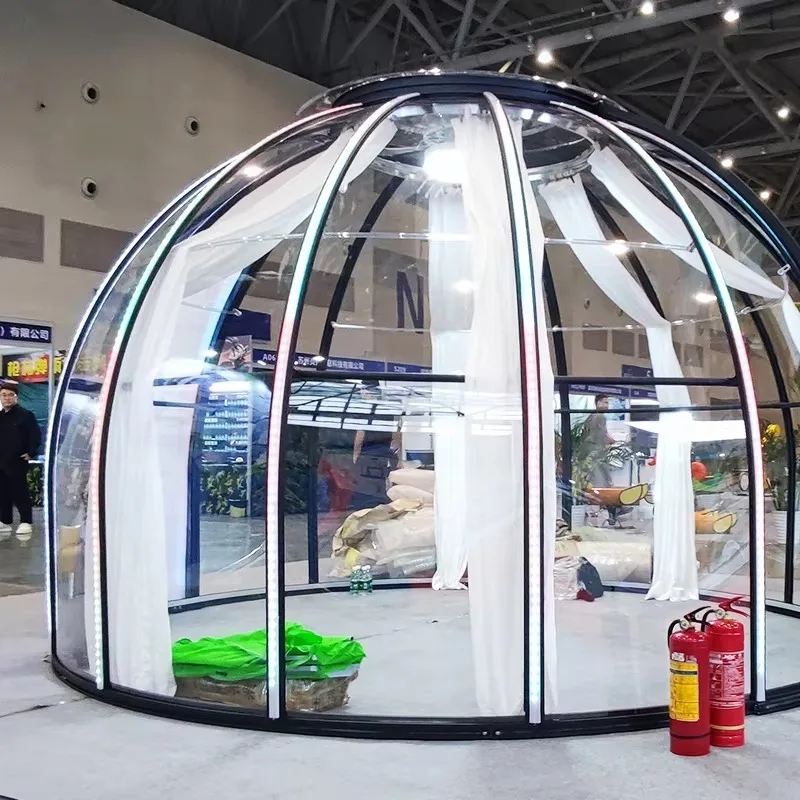 Four Season Garden Building Restaurants Transparent Glamping Bubble Outdoor Dining Dome Tent House
Four Season Garden Building Restaurants Transparent Glamping Bubble Outdoor Dining Dome Tent House