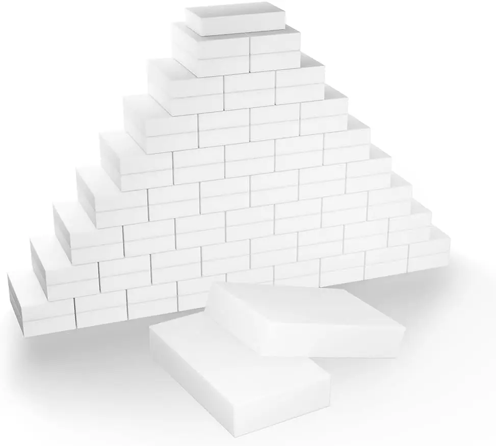 100 Pack Heavy Duty Melamine Sponge, Magic Cleaning Sponges Eraser for Kitchen Bathroom Bathtub
100 Pack Heavy Duty Melamine Sponge, Magic Cleaning Sponges Eraser for Kitchen Bathroom Bathtub