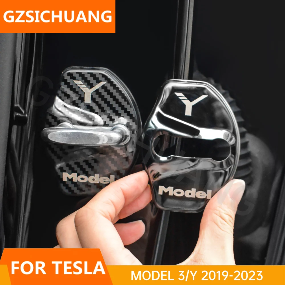 Car Door Lock Buckle Door Lock Protection Buckle Stainless Steel Lock Cover Buckle For Model 3 Y 2019- 2023 Car Accessories
Car Door Lock Buckle Door Lock Protection Buckle Stainless Steel Lock Cover Buckle For Model 3 Y 2019- 2023 Car Accessories
