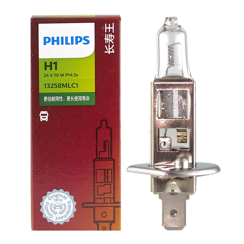 Philips 24V Лампа для фар грузовика H1 24V 70WW P14.5s 13258ML Дополнительный срок службы ECE R37
Philips 24V Лампа для фар грузовика H1 24V 70WW P14.5s 13258ML Дополнительный срок службы ECE R37