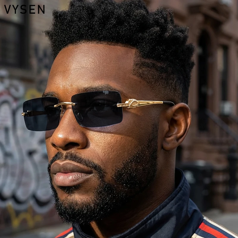 Rectangle Rimless Sunglasses Men 2026 Luxury Brand Punk Metal Frame Frameless Sun Glasses Male Anti Blue Light Shades Eyewear
Rectangle Rimless Sunglasses Men 2026 Luxury Brand Punk Metal Frame Frameless Sun Glasses Male Anti Blue Light Shades Eyewear