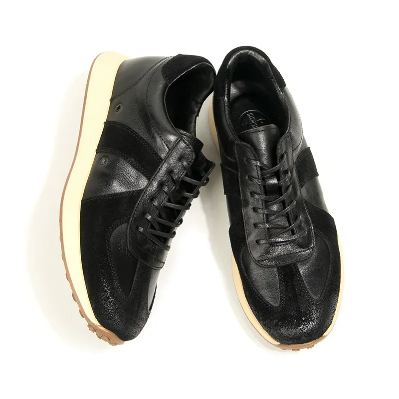 Fashion Highquality Retro Cowhide Men's Shoes Casual Sports Shoes Outdoor Running Genuine Leather Brownblack Sneakers Hiking
Fashion Highquality Retro Cowhide Men's Shoes Casual Sports Shoes Outdoor Running Genuine Leather Brownblack Sneakers Hiking