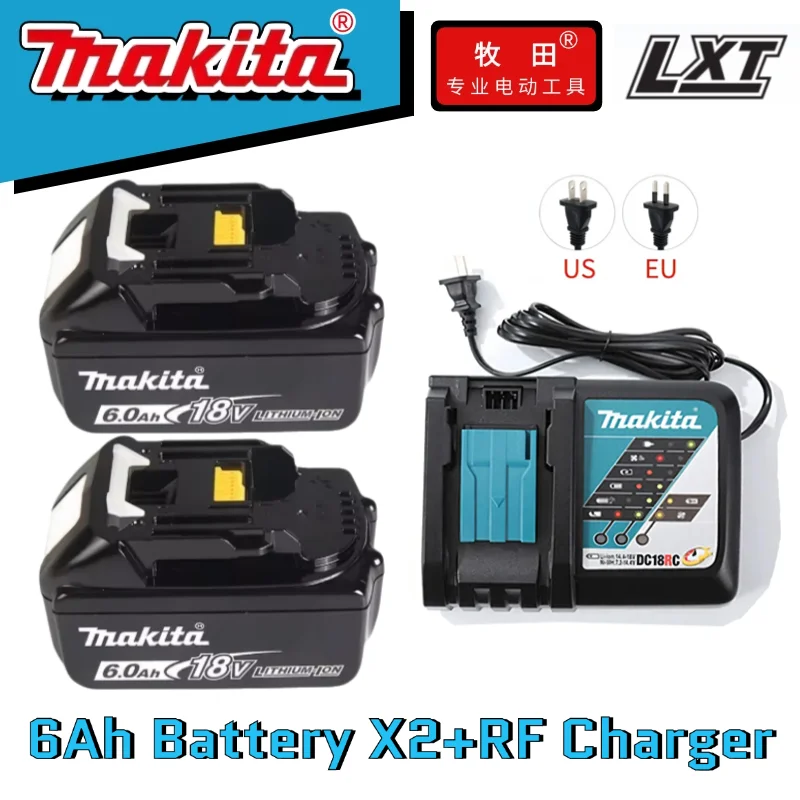 Makita 18v battery 6Ah 5Ah For makita replacement BL1840 BL1830B BL1850B BL1850 BL1860 BL1815 Charging tool Lithium Battery
Makita 18v battery 6Ah 5Ah For makita replacement BL1840 BL1830B BL1850B BL1850 BL1860 BL1815 Charging tool Lithium Battery