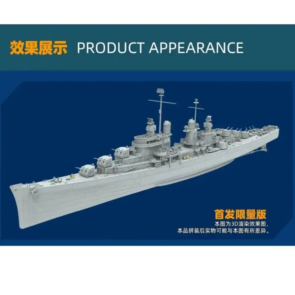 Комплект модели San Diego Light Cruiser CL-53 Standard Edition ZIMI, масштаб 1/350 AT35013
Комплект модели San Diego Light Cruiser CL-53 Standard Edition ZIMI, масштаб 1/350 AT35013