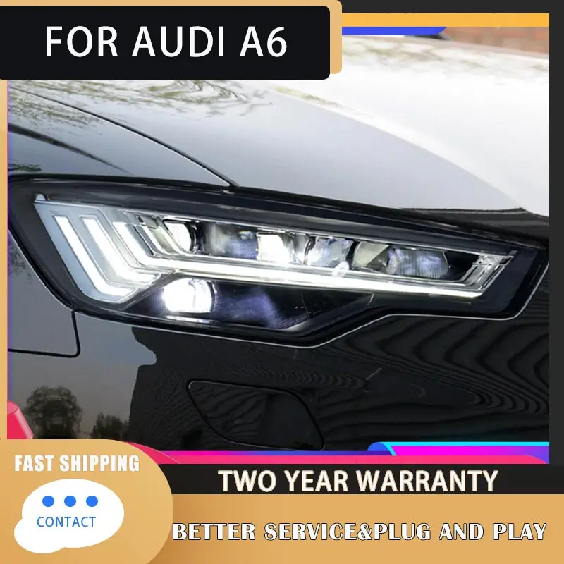 LED Headlight Assembly for AUDI A6 2012-2015 Headlight Plug and Play with LED DRL Dynamic Turning Front Head lights
LED Headlight Assembly for AUDI A6 2012-2015 Headlight Plug and Play with LED DRL Dynamic Turning Front Head lights