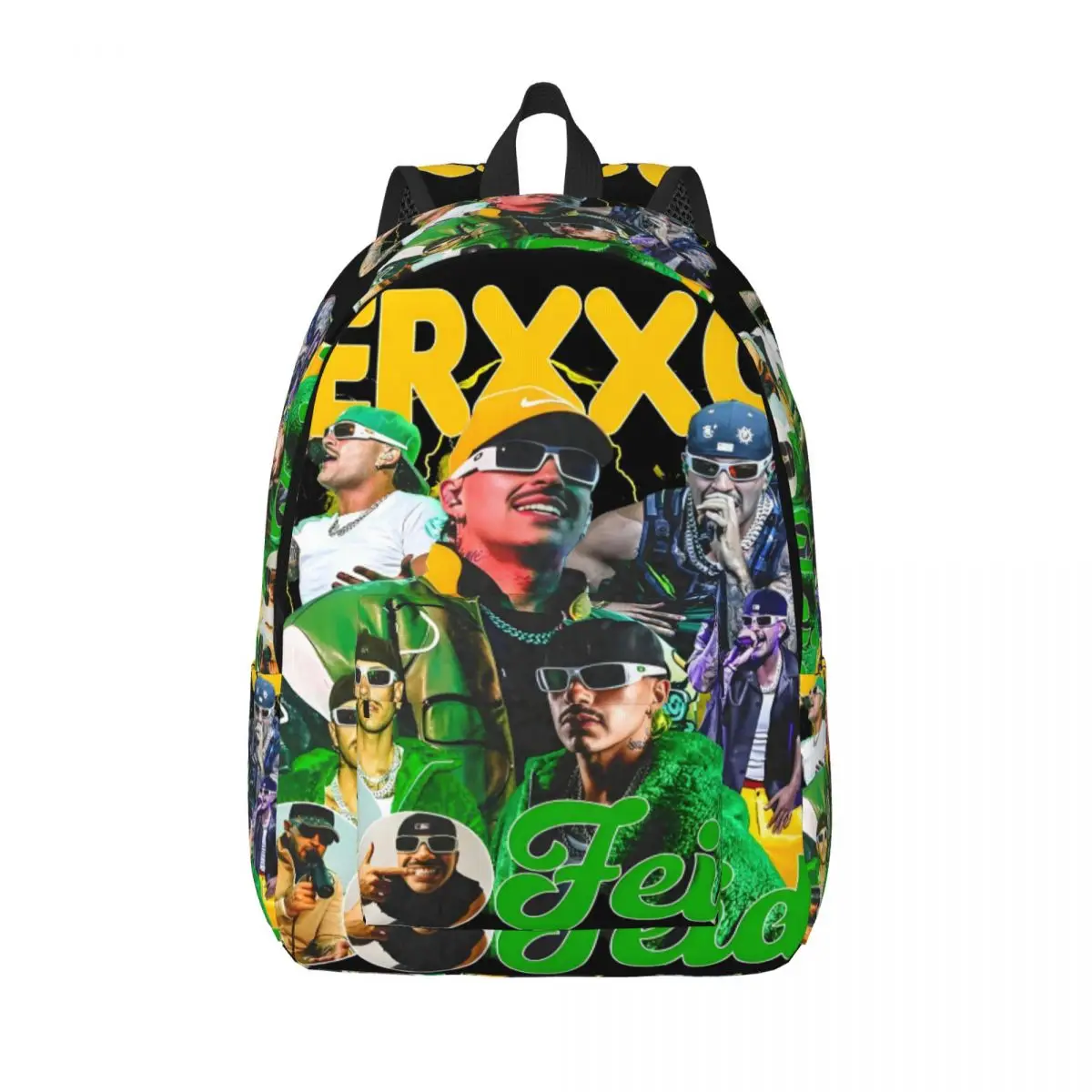 Пользовательские Feid Ferxxo графические холщовые рюкзаки для мужчин и женщин повседневная сумка для книг для школьных студенческих сумок
Пользовательские Feid Ferxxo графические холщовые рюкзаки для мужчин и женщин повседневная сумка для книг для школьных студенческих сумок