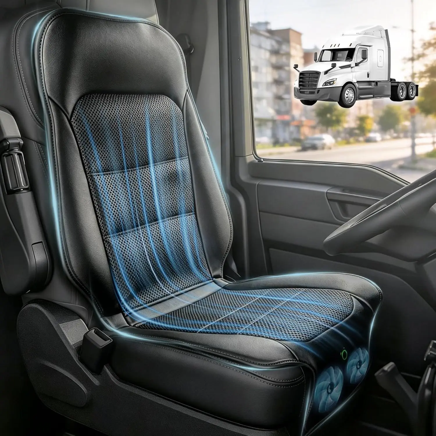Upgraded 12V 3Speed Air Cooled Seat Cushion Universal Non Slip Breathable 3D Mesh for Summer Truck SUV Office
Upgraded 12V 3Speed Air Cooled Seat Cushion Universal Non Slip Breathable 3D Mesh for Summer Truck SUV Office