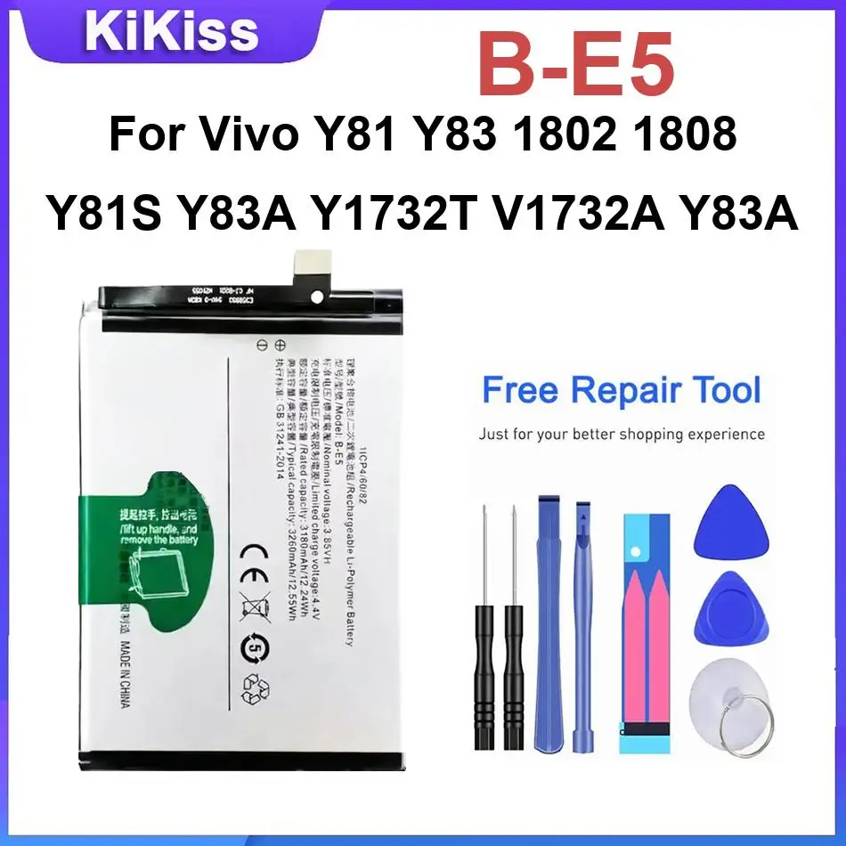 Mobile Phone Battery For Vivo Y81 Y83 1802 1808 Y81S Y83A Y1732T V1732A Y83A,B-E5 Brand New Batteries
Mobile Phone Battery For Vivo Y81 Y83 1802 1808 Y81S Y83A Y1732T V1732A Y83A,B-E5 Brand New Batteries