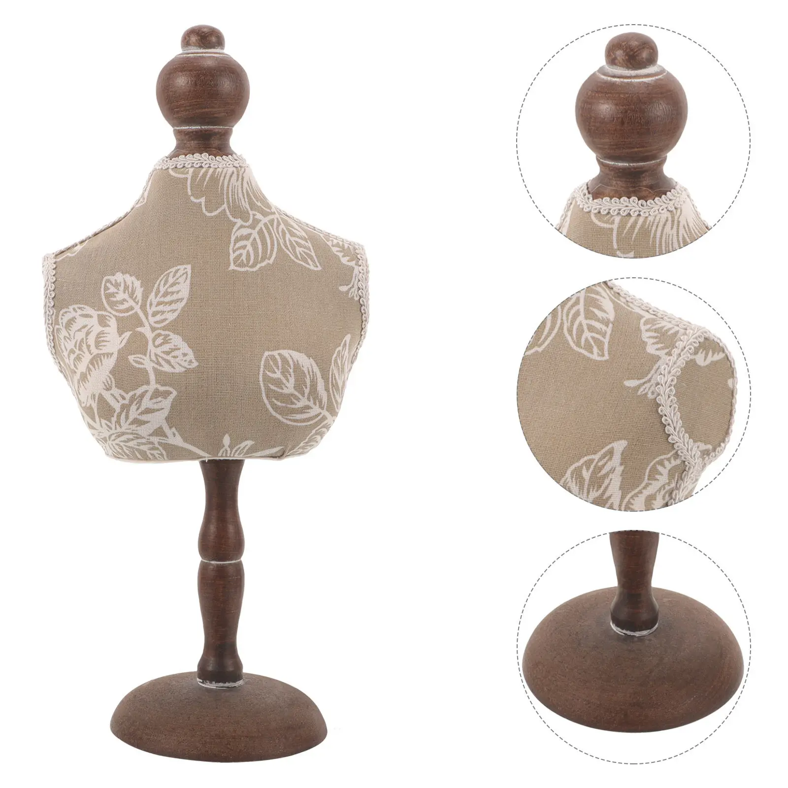 Sturdy Wooden Necklace Display Stand Vintage Style Jewelry Organizer for Personal Use Stores Exhibitions Jewelry Display Stand
Sturdy Wooden Necklace Display Stand Vintage Style Jewelry Organizer for Personal Use Stores Exhibitions Jewelry Display Stand
