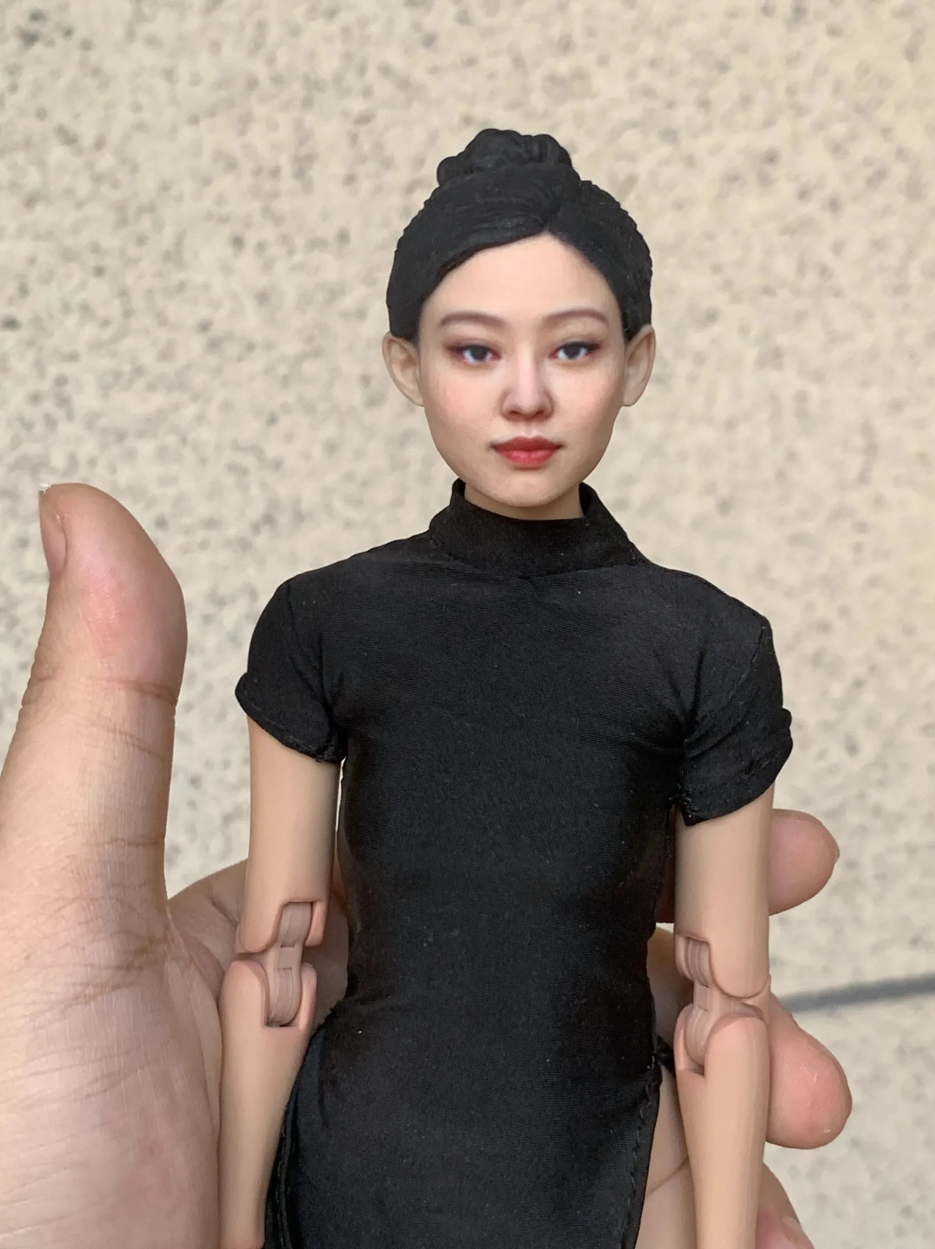 1/6 Scale Korea Jennie Kim Female Head Sculpt Model Hand Painted Fit 12" TBL Female Soldier Action Figure Body DIY
1/6 Scale Korea Jennie Kim Female Head Sculpt Model Hand Painted Fit 12" TBL Female Soldier Action Figure Body DIY