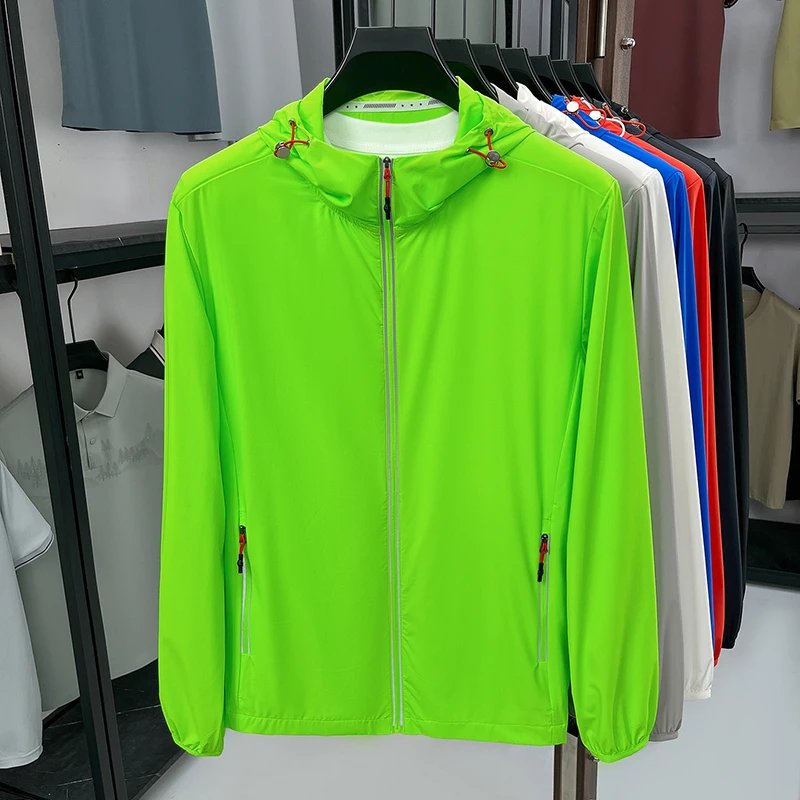 High Quality Ice Silk Sunscreen Clothing for Men's Summer Breathable UV Protection Hooded Jacket Thin Outdoor Fishing Jacket Top
High Quality Ice Silk Sunscreen Clothing for Men's Summer Breathable UV Protection Hooded Jacket Thin Outdoor Fishing Jacket Top