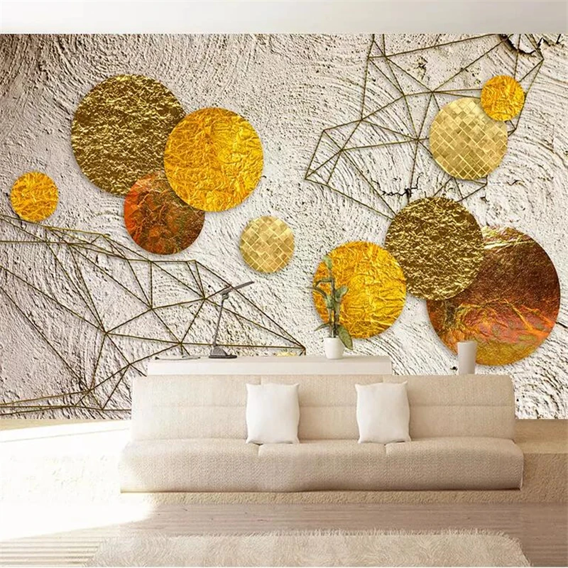 papel de parede Custom wallpaper with golden circles and modern minimalist living room background wall home decor murals behang
papel de parede Custom wallpaper with golden circles and modern minimalist living room background wall home decor murals behang