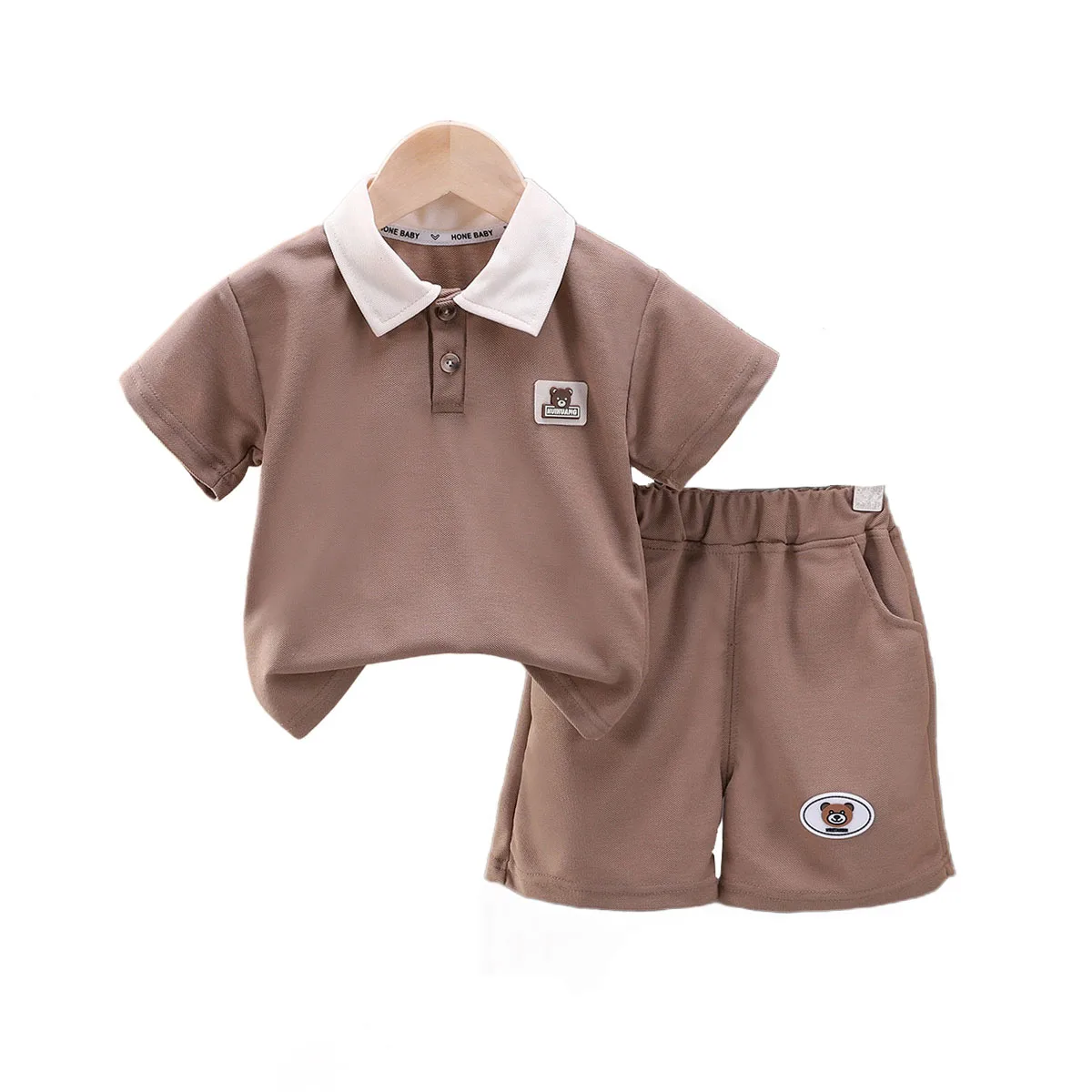 Baby Boy Summer Clothes 2025 Kids Fashion Turn-down Collar Short Sleeve T-shirts and Shorts Boys Outfit Children's Sport Suit
Baby Boy Summer Clothes 2025 Kids Fashion Turn-down Collar Short Sleeve T-shirts and Shorts Boys Outfit Children's Sport Suit