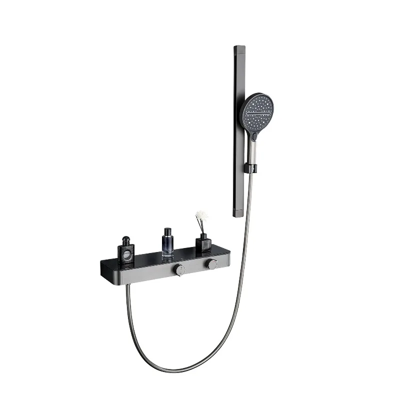 Simple split type, large storage table shower shower set, household bath, pressurized faucet
Simple split type, large storage table shower shower set, household bath, pressurized faucet