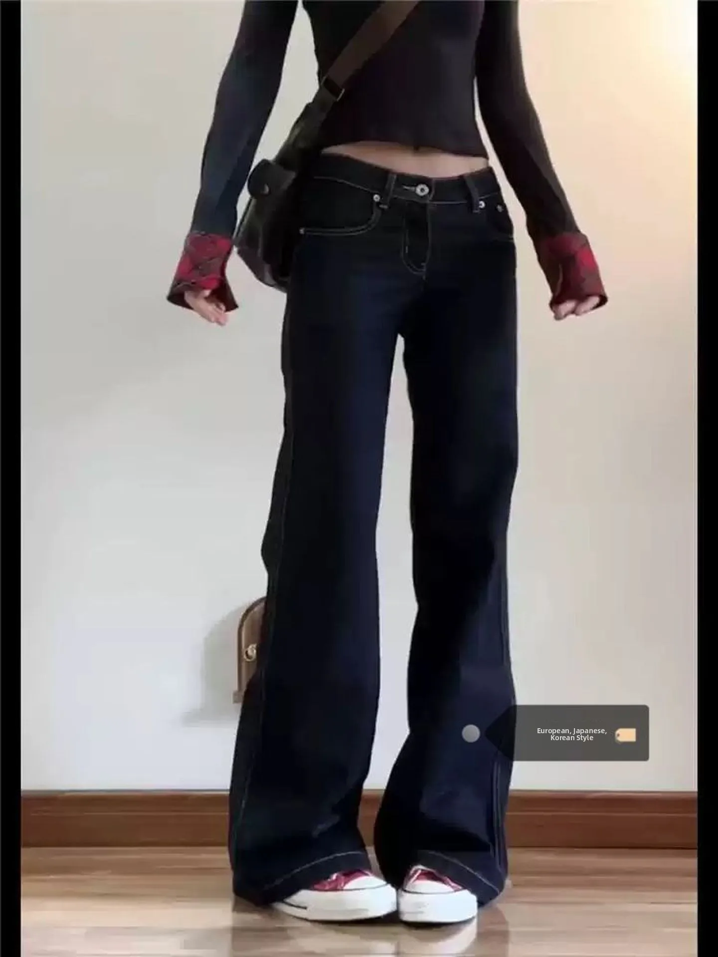 Low Waist Wide Leg Jeans American Style Loose Fit Original Blue Summer Hot Girl Slim Version Floor Length Pants
Low Waist Wide Leg Jeans American Style Loose Fit Original Blue Summer Hot Girl Slim Version Floor Length Pants