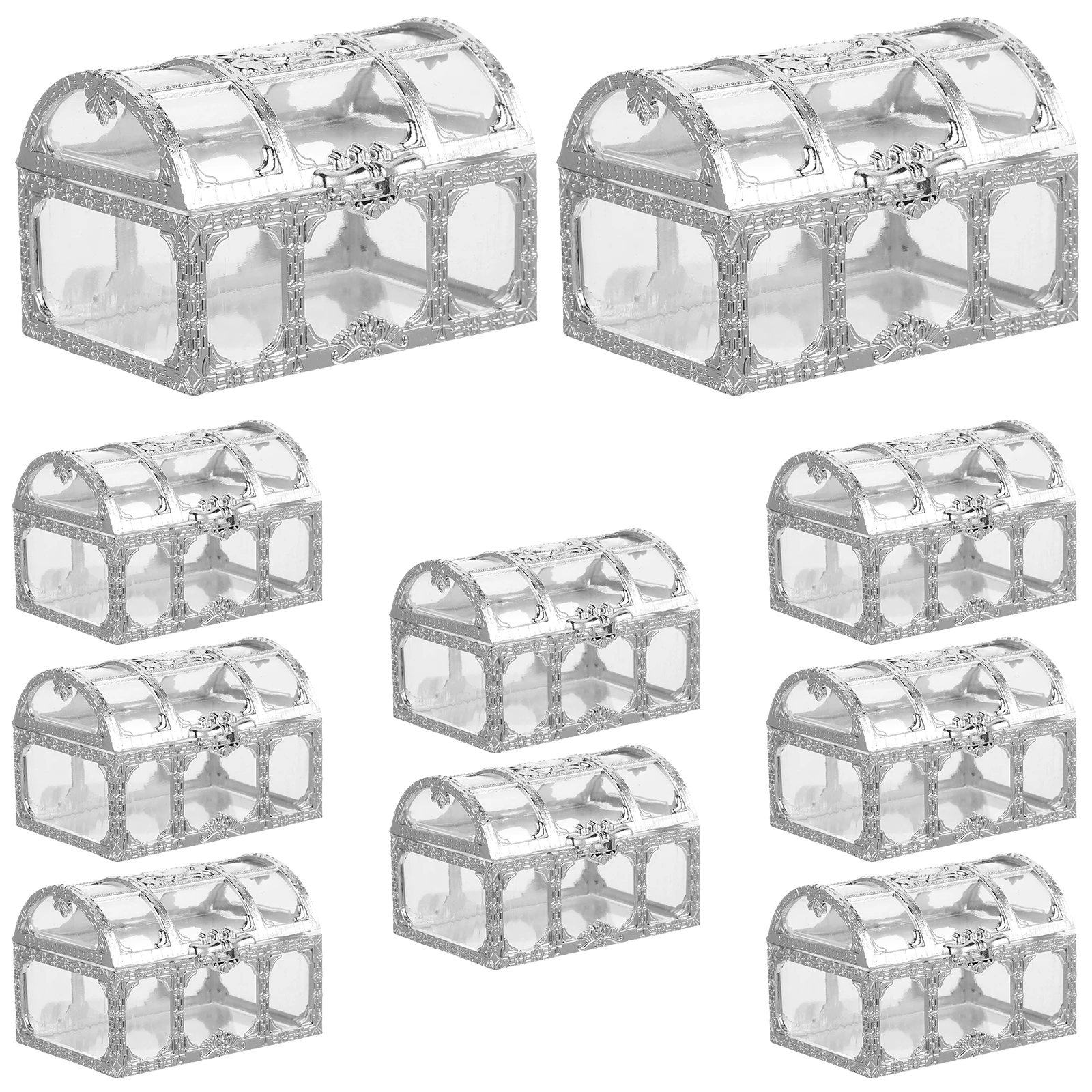 Plastic Treasure Candy Boxes Clear Containers for Party Favors Weddings Baby Showers Kids Small Storage Display
Plastic Treasure Candy Boxes Clear Containers for Party Favors Weddings Baby Showers Kids Small Storage Display