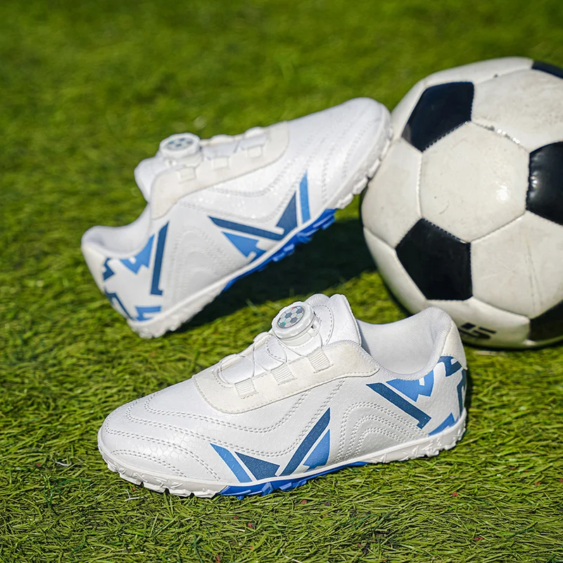 Professional Children's Soccer Shoes Outdoor Non-slip Football Sneakers Kids Futsal Shoes Rotary Buckle Sports Shoes For Boys
Professional Children's Soccer Shoes Outdoor Non-slip Football Sneakers Kids Futsal Shoes Rotary Buckle Sports Shoes For Boys