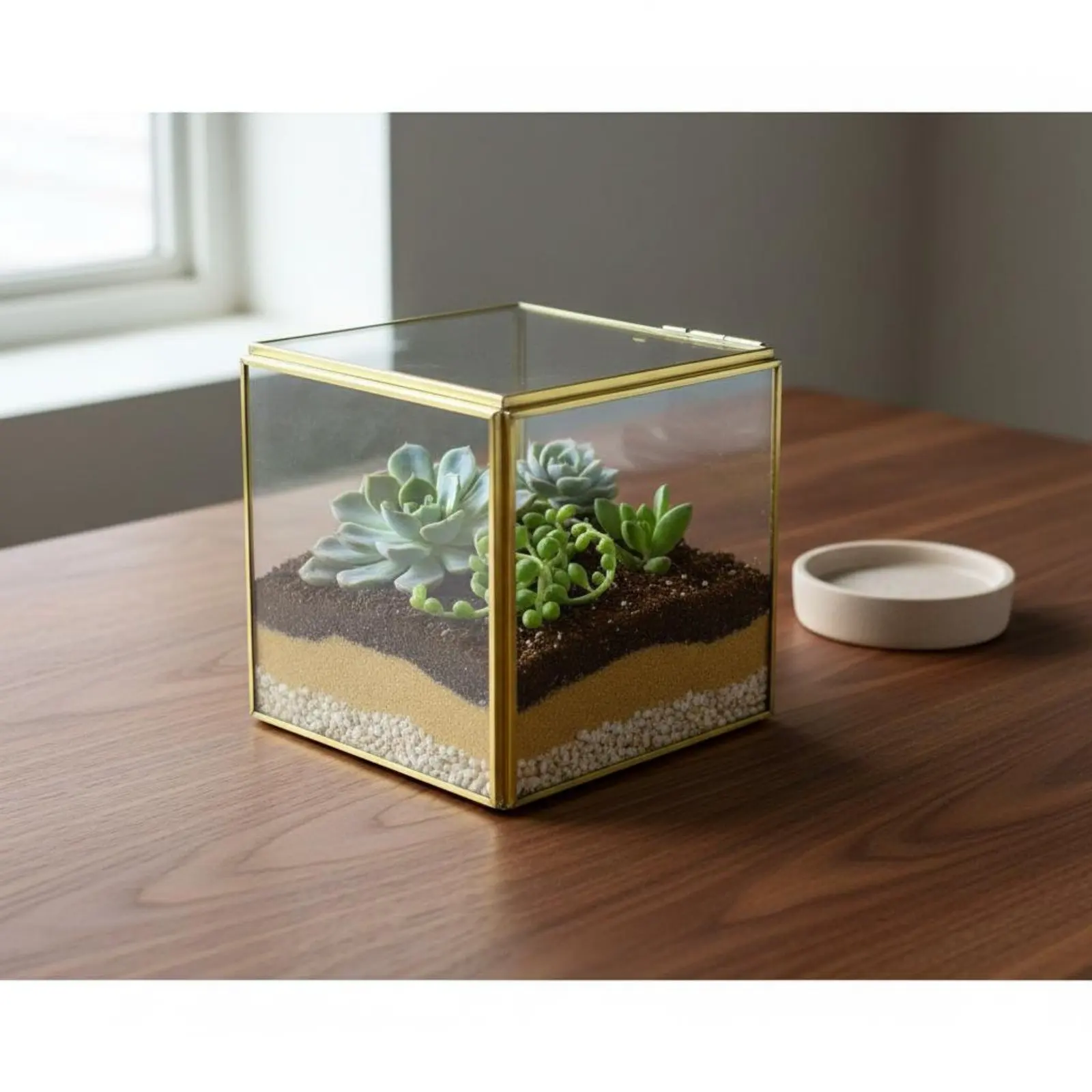 Geometric Glass Terrarium Nordic Aesthetic Glass Geometric Terrarium Drought-Resistant Plants Planter Container Handmade House
Geometric Glass Terrarium Nordic Aesthetic Glass Geometric Terrarium Drought-Resistant Plants Planter Container Handmade House