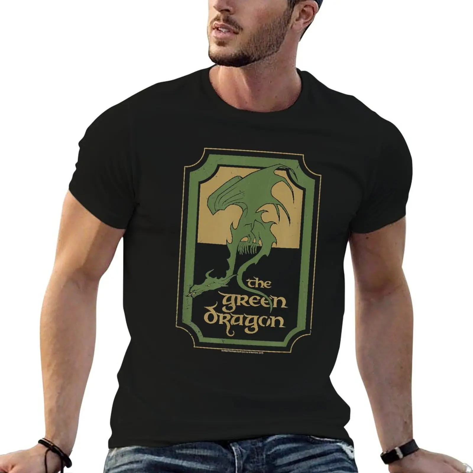 Lord Rings Green Dragon Tavern T-Shirt t shirts with prints black cotton t-shirt plain for man package T-Shirt
Lord Rings Green Dragon Tavern T-Shirt t shirts with prints black cotton t-shirt plain for man package T-Shirt