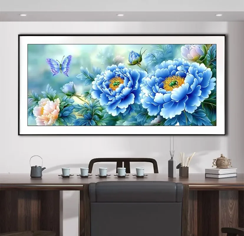 9ct 180x70cm Butterfly Peony Embroidery DIY Chinese Style Printed Kits Cross Stitch Needlework Set Home Decor Crafts
9ct 180x70cm Butterfly Peony Embroidery DIY Chinese Style Printed Kits Cross Stitch Needlework Set Home Decor Crafts