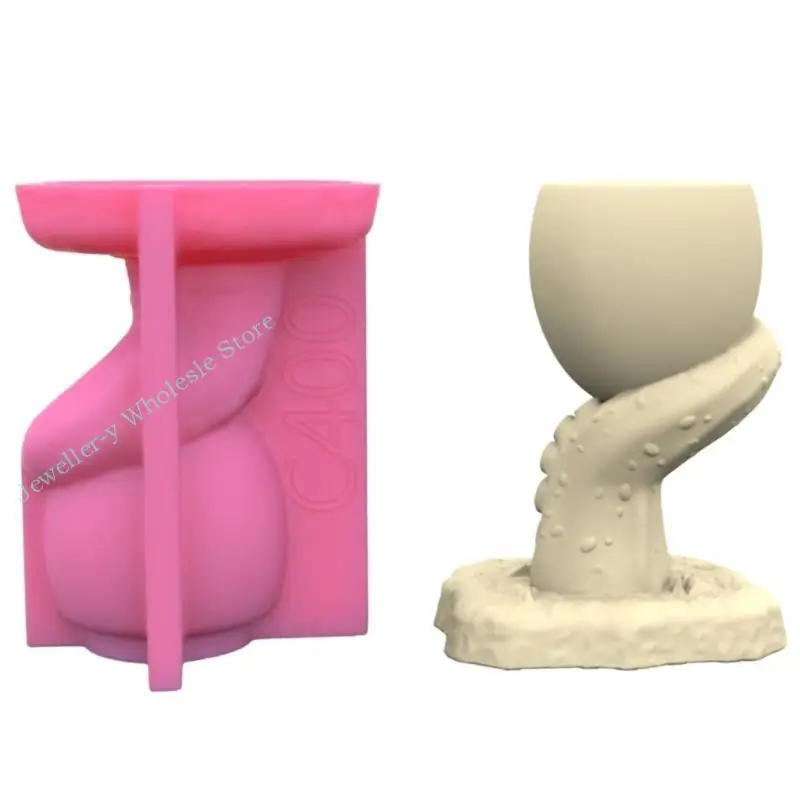 R7UF Octopus Antenna Concrete Silicone Pot Mold Flowerpot Cement Plaster Molds DIY Home Garden Flower Pots Mould
R7UF Octopus Antenna Concrete Silicone Pot Mold Flowerpot Cement Plaster Molds DIY Home Garden Flower Pots Mould