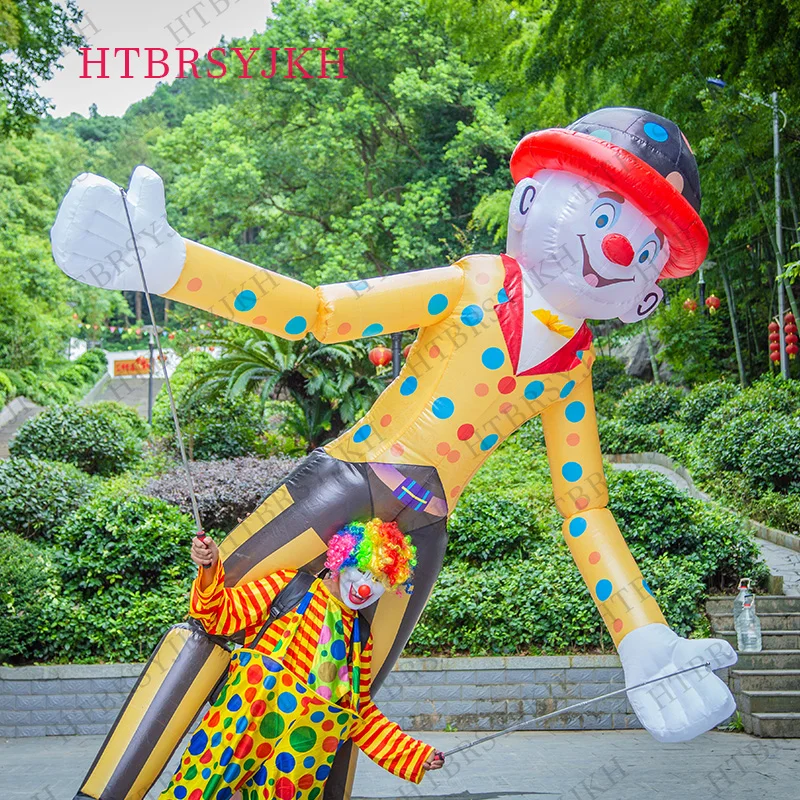Inflatable 3.5m Rainbow Clown Spotted Design for Theme Park Amusement Circus Greeting Performance Props Clown Walking Costume
Inflatable 3.5m Rainbow Clown Spotted Design for Theme Park Amusement Circus Greeting Performance Props Clown Walking Costume